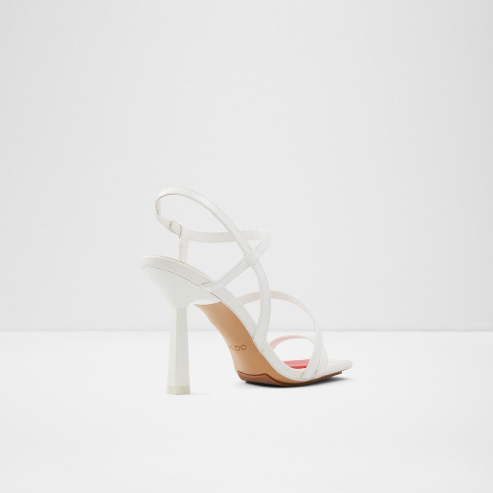 Dámské Podpatky Aldo Luvly Strappy high heel sandal - Stiletto heel Bílé | 05932WYXT