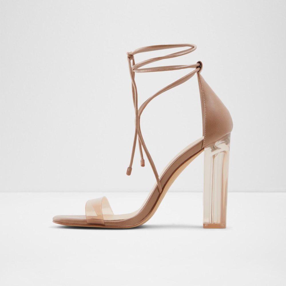 Dámské Podpatky Aldo Onardonia Strappy heeled sandal Béžový | 60924WLVP