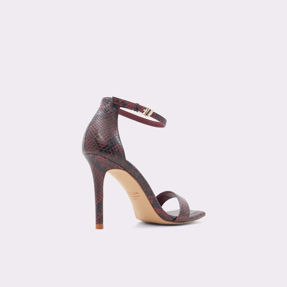 Dámské Podpatky Aldo Renza Ankle strap heeled sandal - Stiletto heel Červené | 91634ZUXF