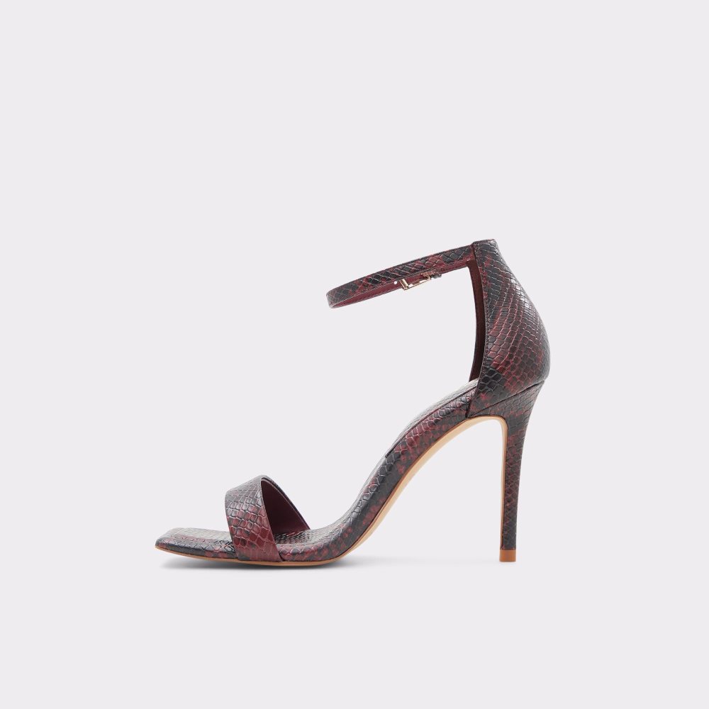 Dámské Podpatky Aldo Renza Ankle strap heeled sandal - Stiletto heel Červené | 91634ZUXF