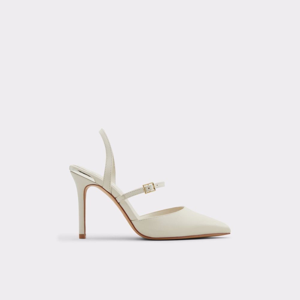 Dámské Podpatky Aldo Strappy heeled shoe - Stiletto heel Bílé | 23780VTGF