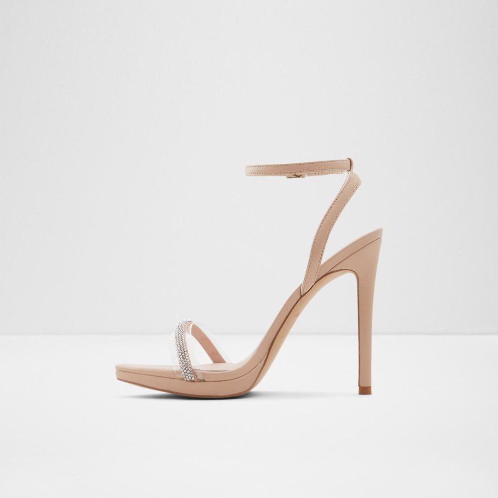 Dámské Podpatky Aldo Thirakin High heel sandal - Stiletto heel Béžový | 40972TFPB