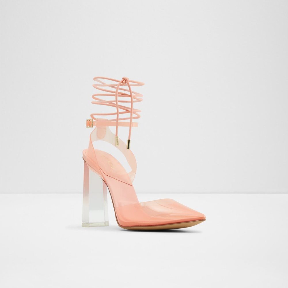 Dámské Podpatky Aldo Tilah Strappy heeled shoe - Block heel Světle Oranžové | 85902NTUB