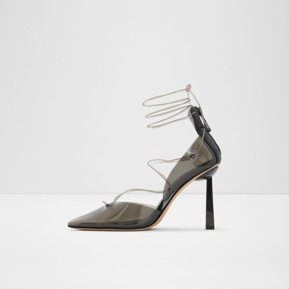 Dámské Podpatky Aldo Uniatha Strappy heeled shoe Černé | 19052DMHU