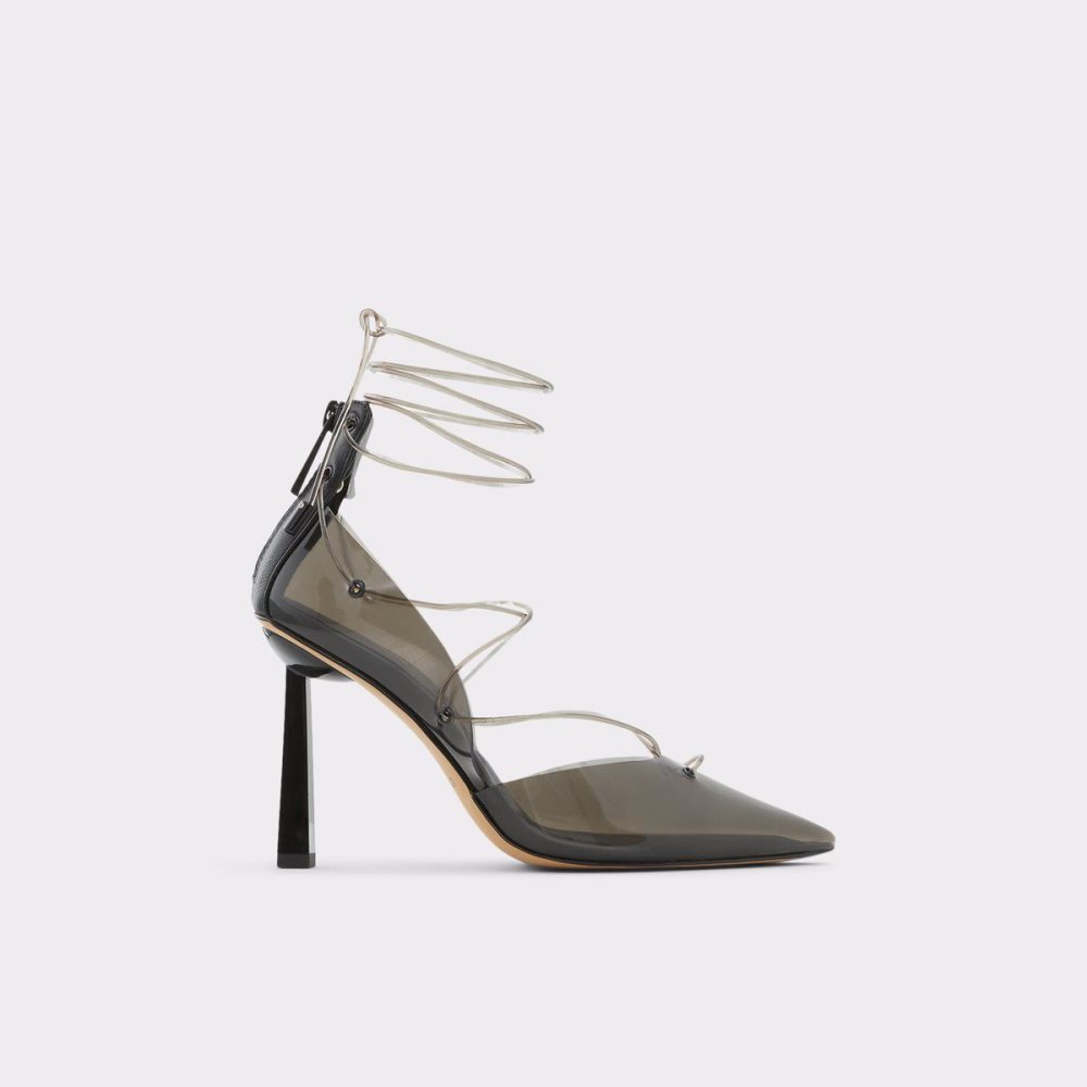 Dámské Podpatky Aldo Uniatha Strappy heeled shoe Černé | 19052DMHU