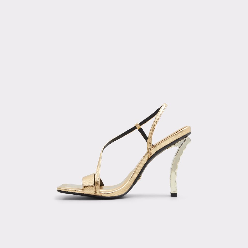 Dámské Podpatky Aldo Vermeil Sling back heeled sandal Zlaté | 23971QZHN