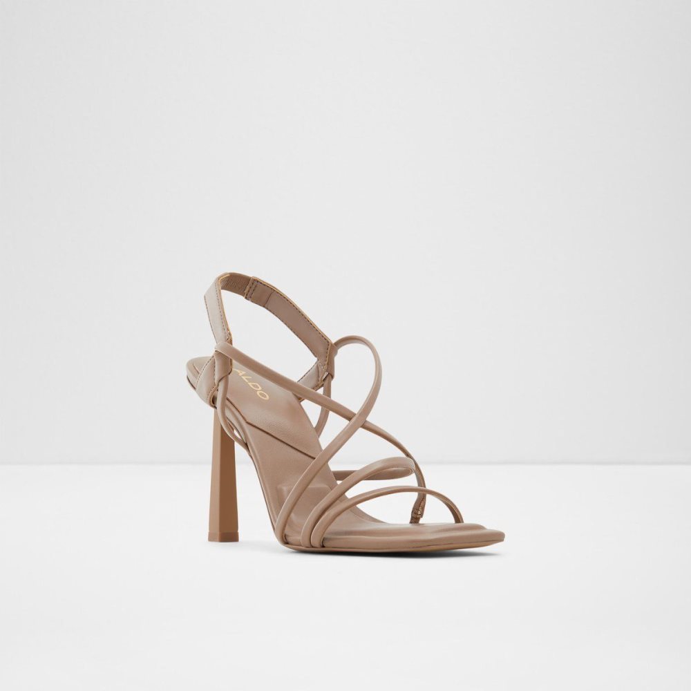 Dámské Sandály Aldo Amilia Strappy heeled sandal Šedé | 57048BKQW