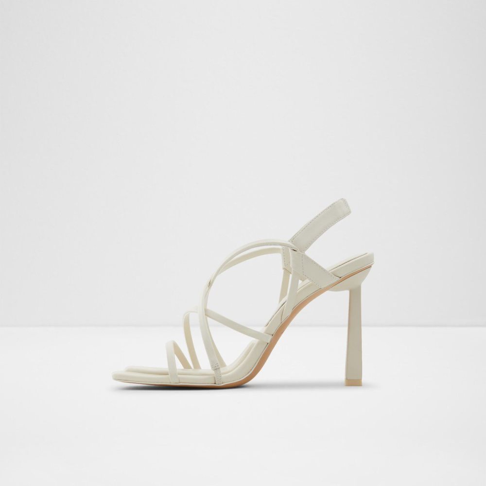 Dámské Sandály Aldo Amilia Strappy high heel sandal Bílé | 68510WGRS