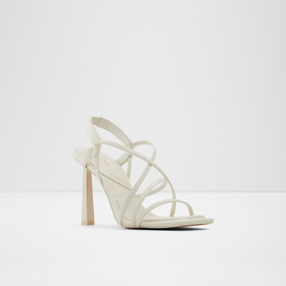 Dámské Sandály Aldo Amilia Strappy high heel sandal Bílé | 68510WGRS