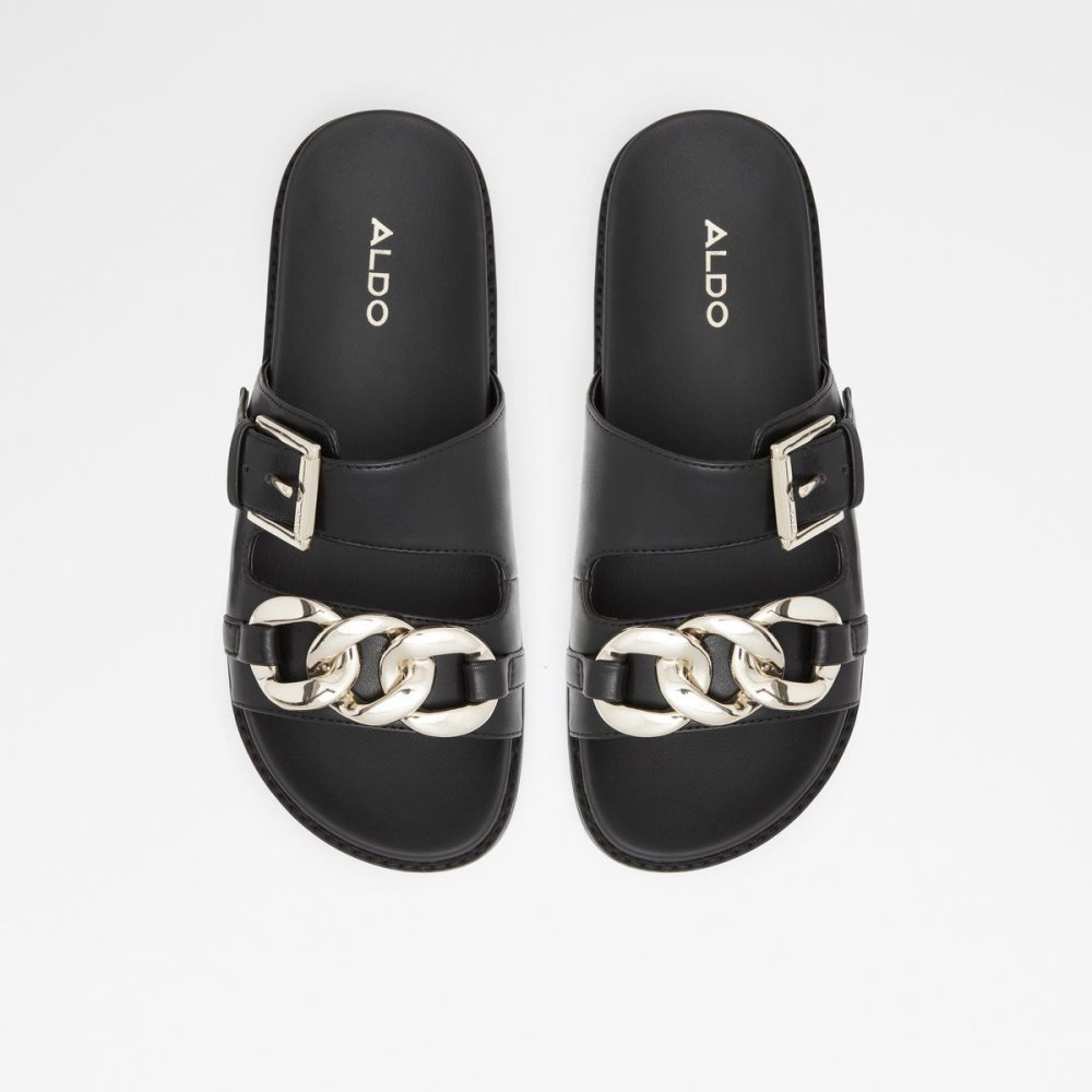 Dámské Sandály Aldo Asae Slide sandal Černé | 85463GCNZ