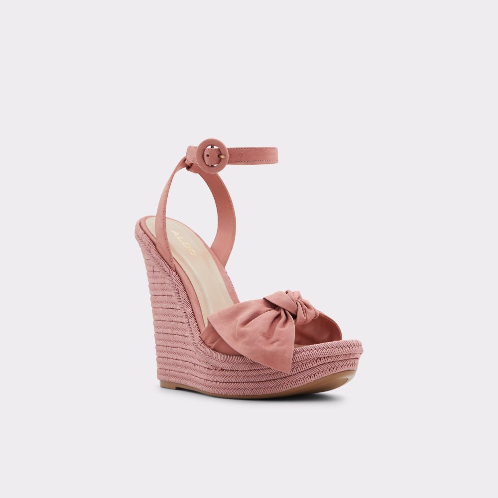 Dámské Sandály Aldo Besch Wedge sandal - Wedge heel Světle Růžové | 63182LTHQ