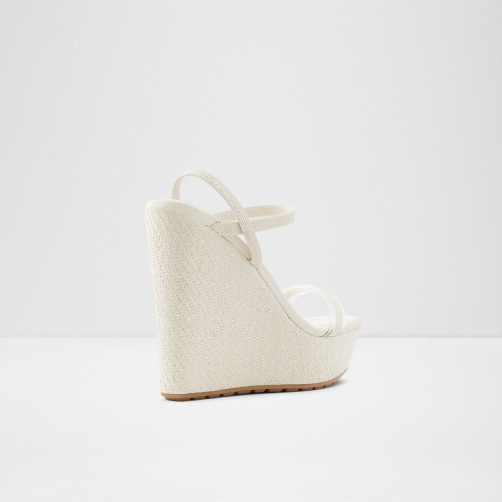 Dámské Sandály Aldo Bodish Wedge sandal - Wedge heel Bílé | 94376BNZX