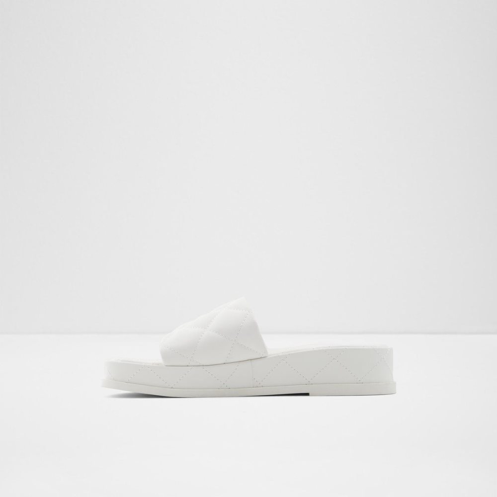 Dámské Sandály Aldo Carreaux Slide sandal - Flatform Bílé | 17936VWXU