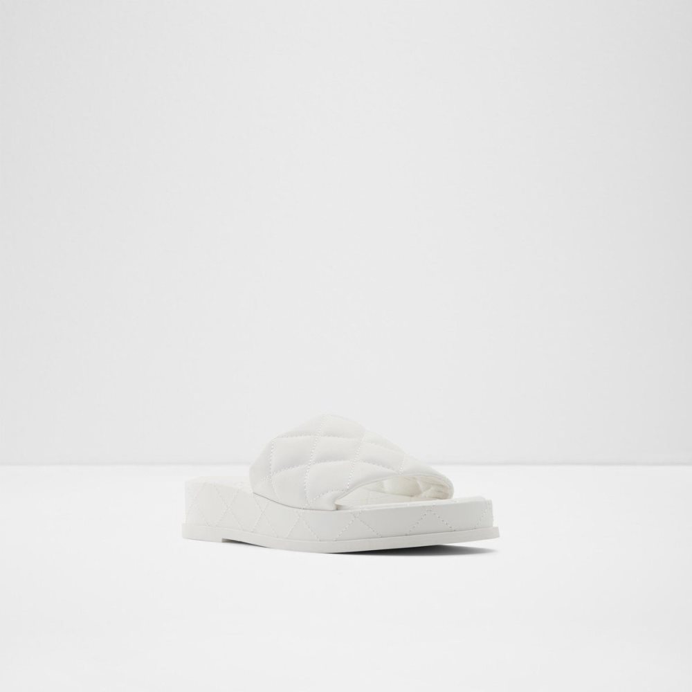 Dámské Sandály Aldo Carreaux Slide sandal - Flatform Bílé | 17936VWXU