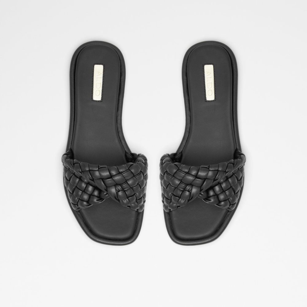 Dámské Sandály Aldo Chicago Slide sandal Černé | 12396AJSV