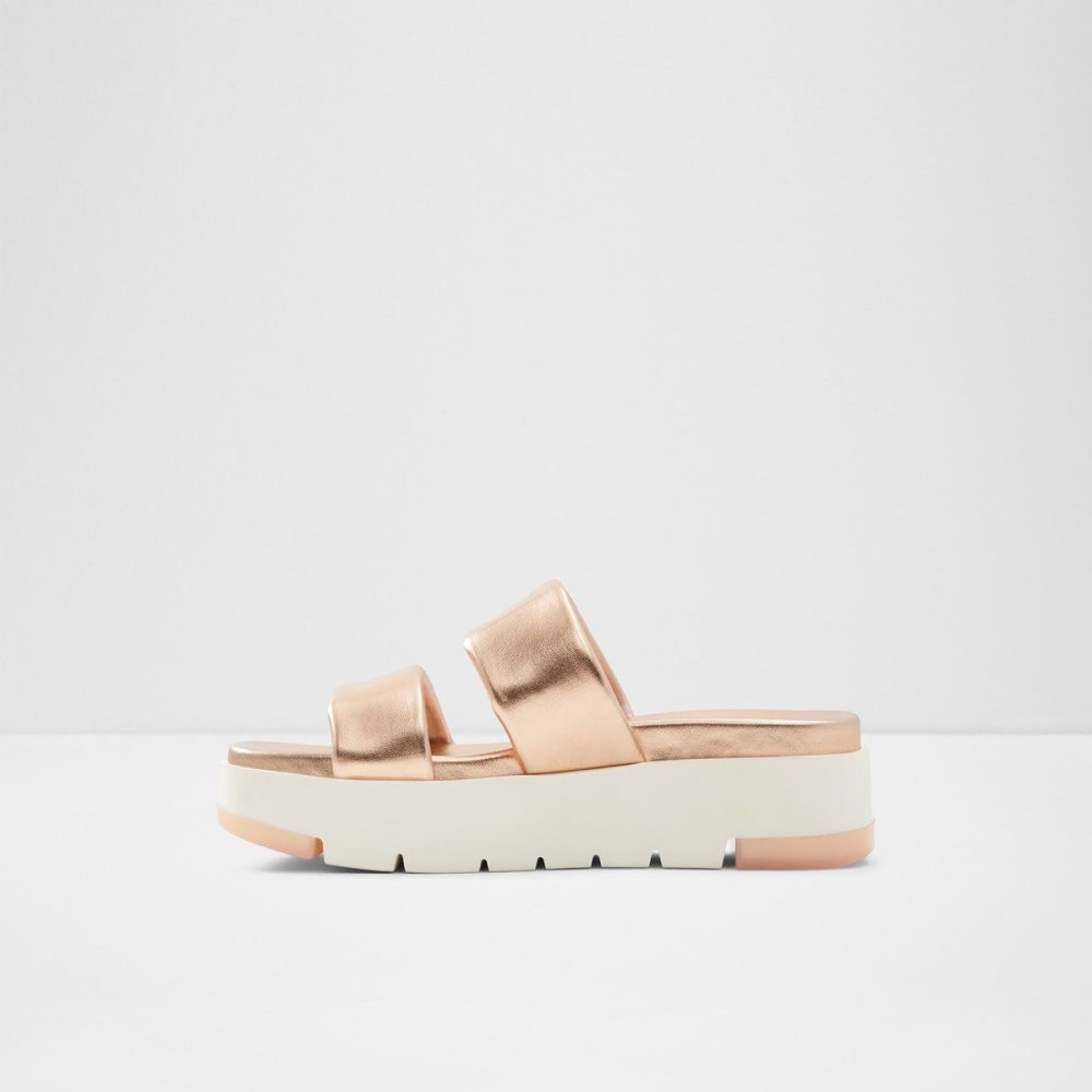 Dámské Sandály Aldo Cirea Wedge sandal - Flatform Růžové Zlaté | 08231CKGZ