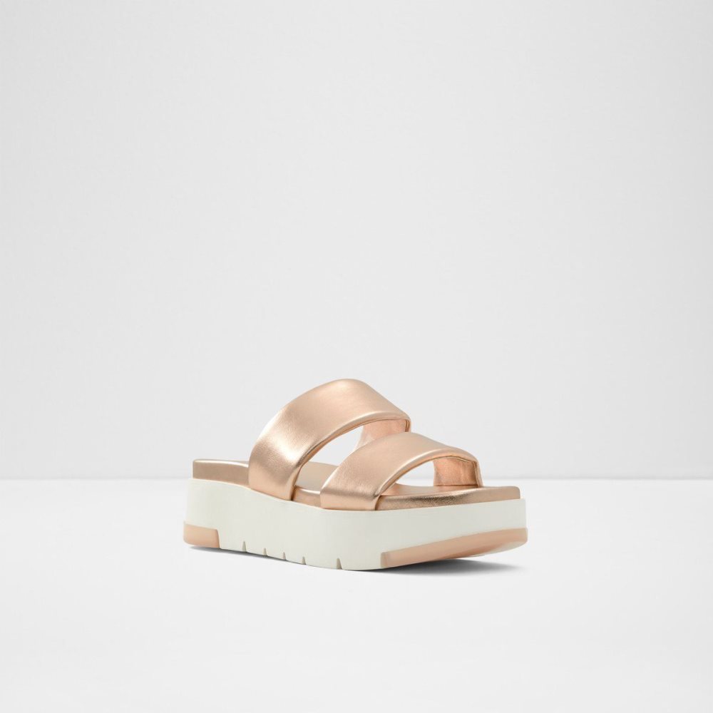 Dámské Sandály Aldo Cirea Wedge sandal - Flatform Růžové Zlaté | 08231CKGZ