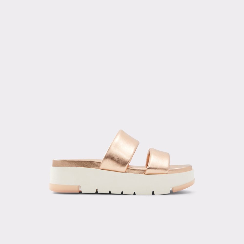 Dámské Sandály Aldo Cirea Wedge sandal - Flatform Růžové Zlaté | 08231CKGZ