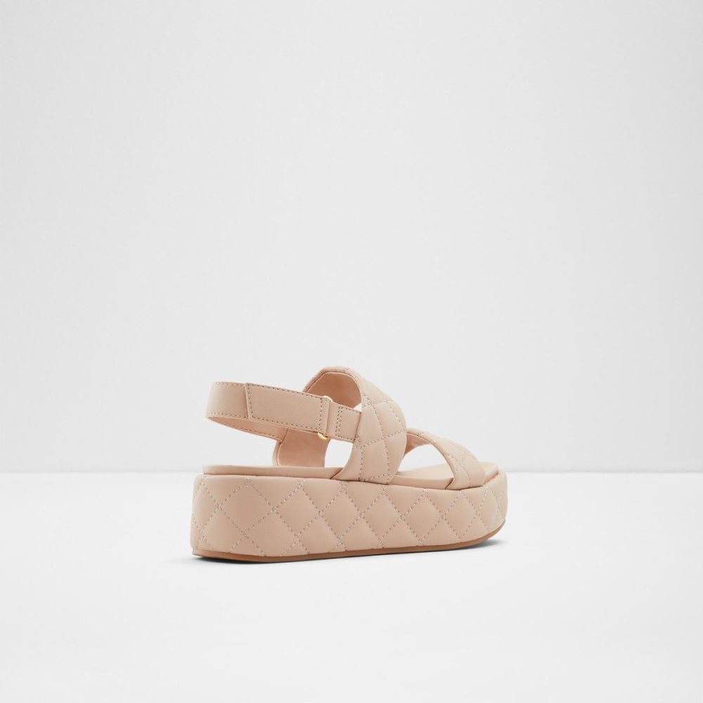 Dámské Sandály Aldo Cossette Wedge sandal - Flatform Béžový | 60749XQUO