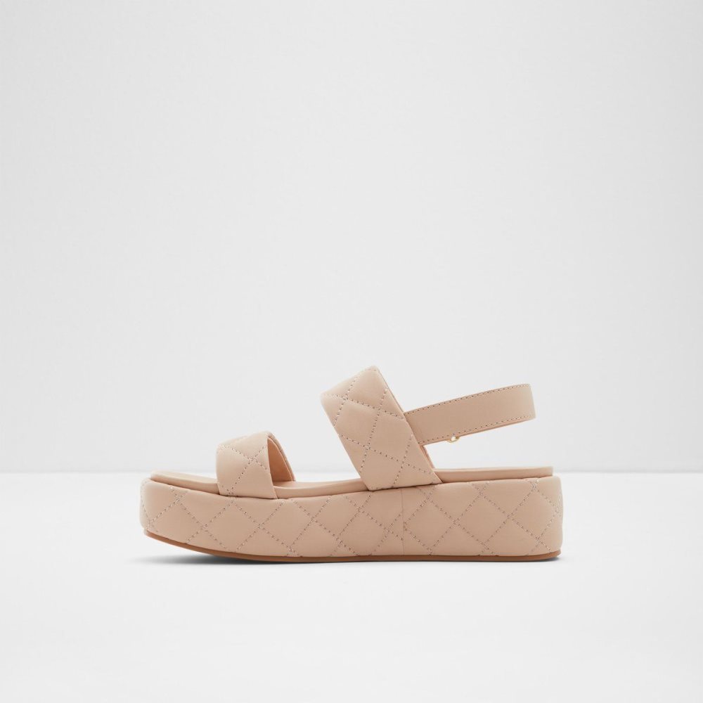 Dámské Sandály Aldo Cossette Wedge sandal - Flatform Béžový | 60749XQUO