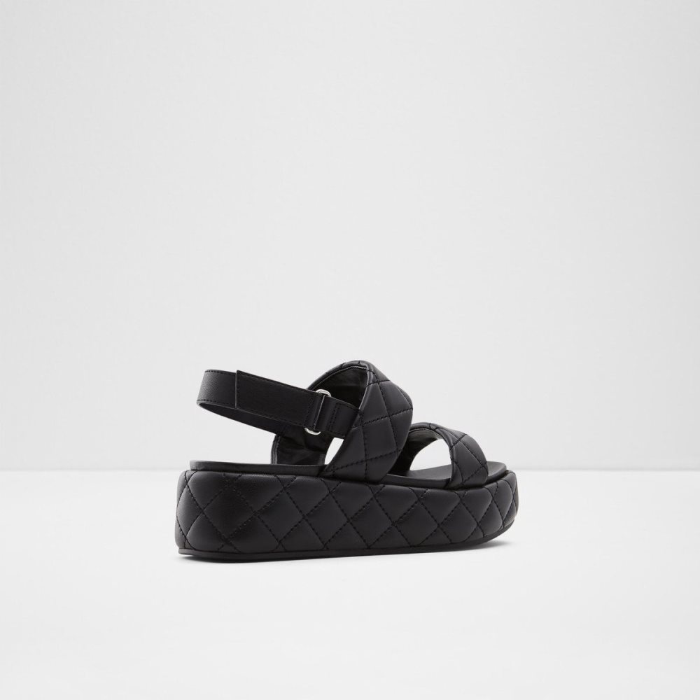 Dámské Sandály Aldo Cossette Wedge sandal - Flatform Černé | 92305GTCU