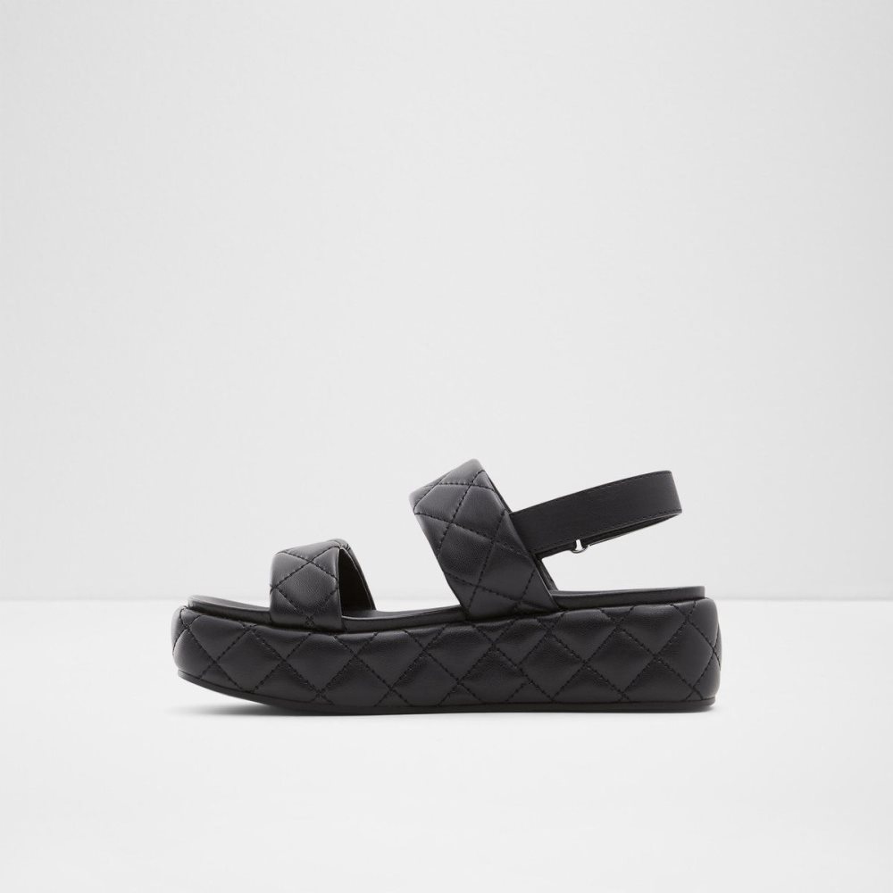 Dámské Sandály Aldo Cossette Wedge sandal - Flatform Černé | 92305GTCU