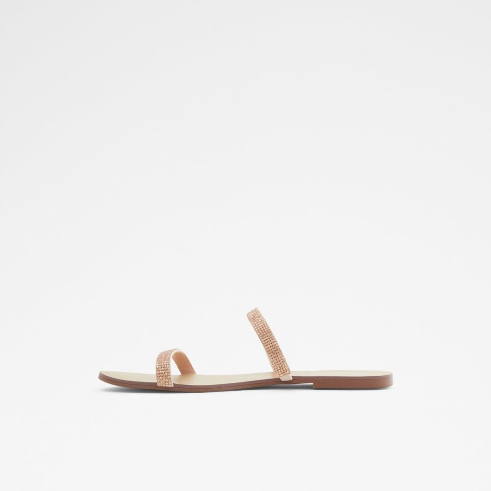 Dámské Sandály Aldo Crelallan Flat sandal Béžový | 95184AFMS