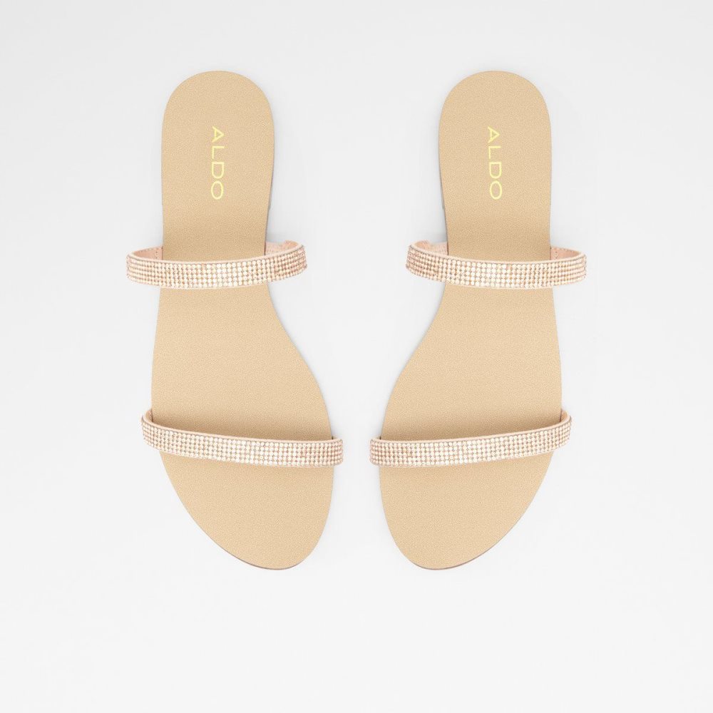 Dámské Sandály Aldo Crelallan Flat sandal Béžový | 95184AFMS