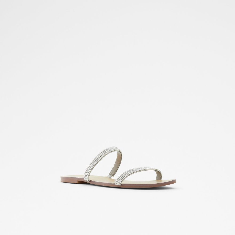 Dámské Sandály Aldo Crelallan Flat sandal Šedé | 79104HCVQ