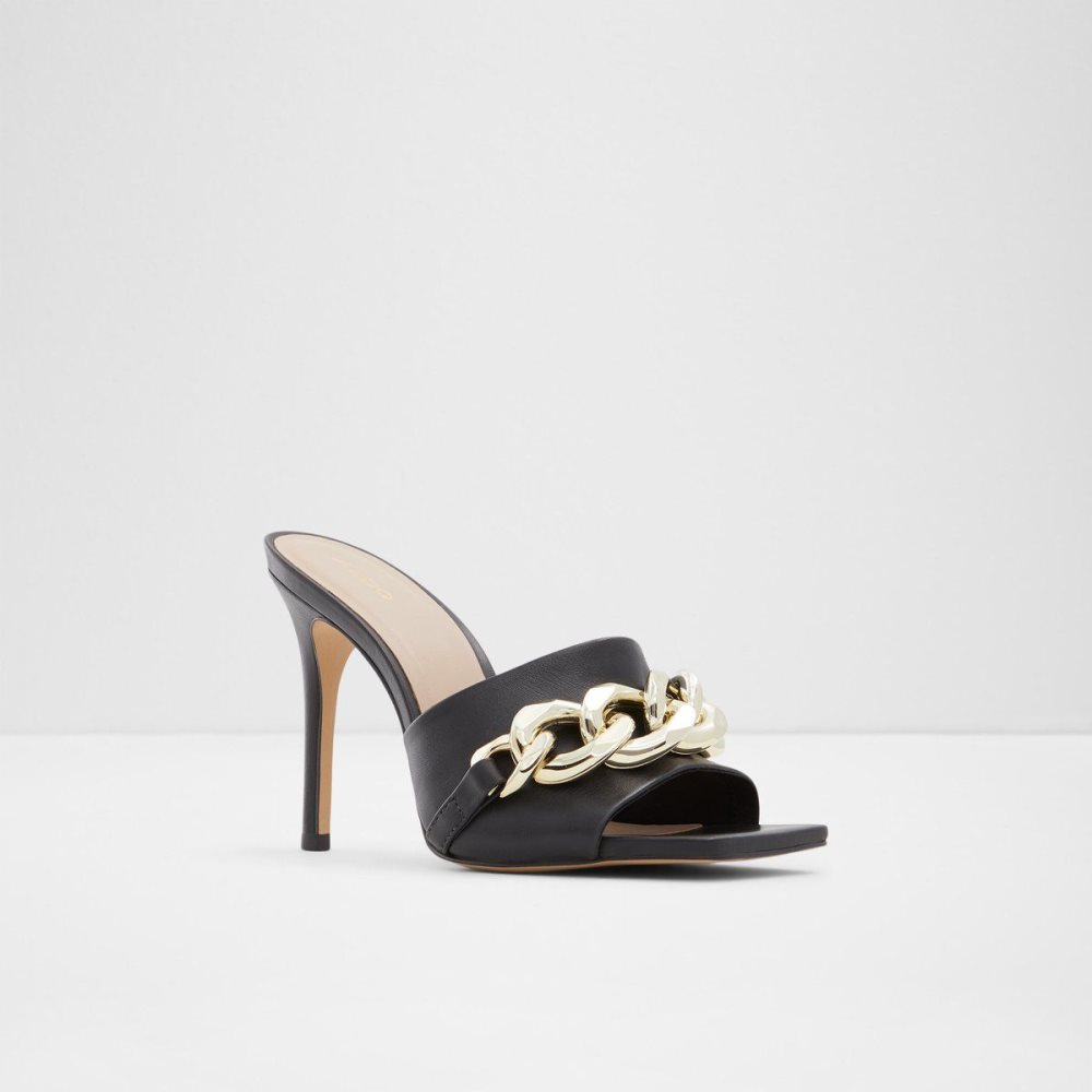 Dámské Sandály Aldo Cubetto High heel sandal - Stiletto heel Černé | 45368AYHM