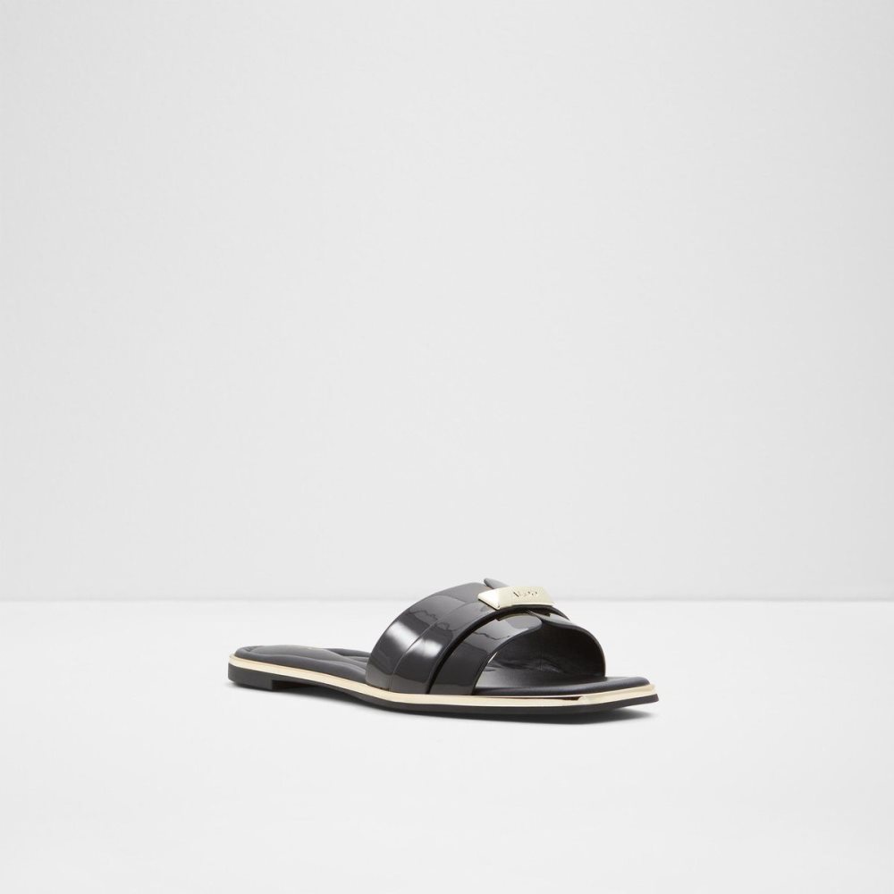 Dámské Sandály Aldo Darine Slide sandal Černé | 79854IKQH