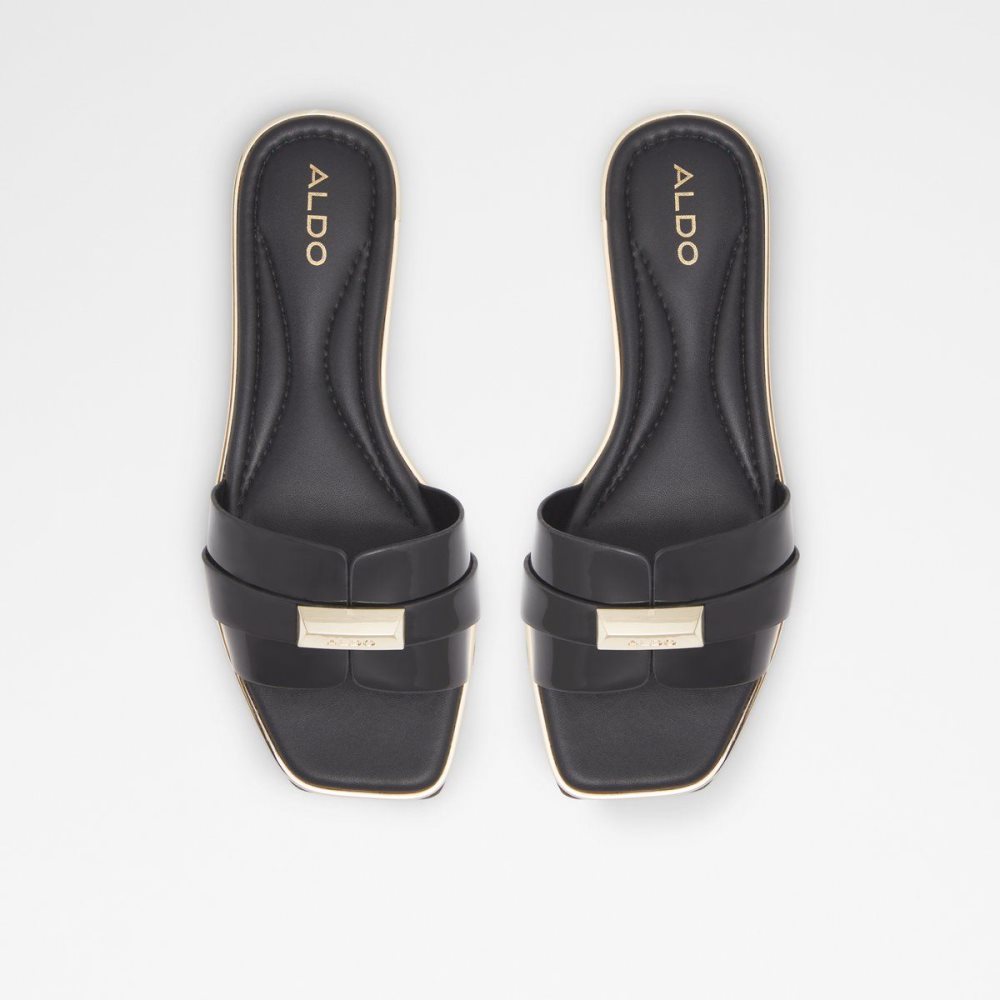 Dámské Sandály Aldo Darine Slide sandal Černé | 79854IKQH