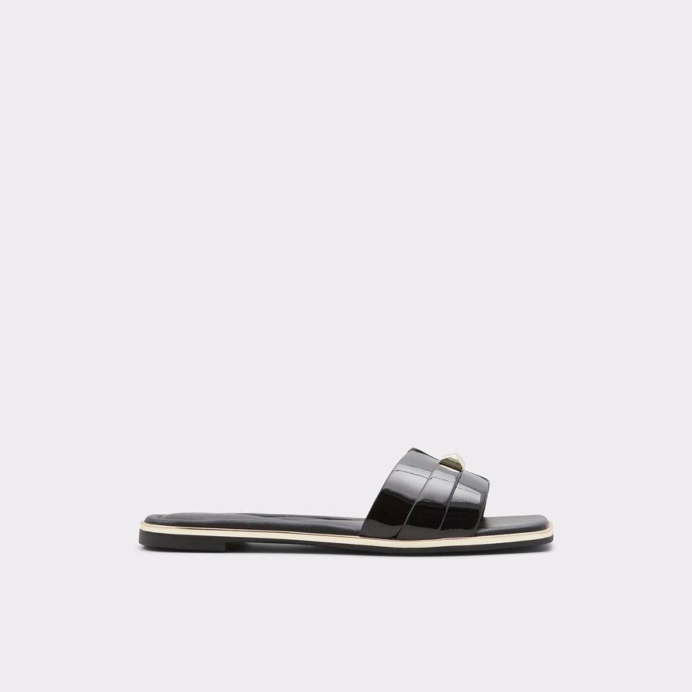 Dámské Sandály Aldo Darine Slide sandal Černé | 79854IKQH