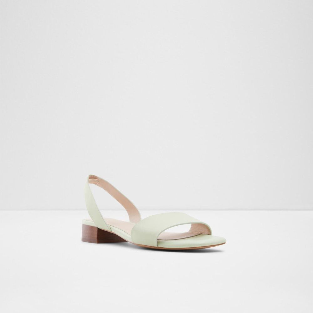 Dámské Sandály Aldo Doredda Sling back flat sandal - Block heel Světle Zelene | 94372ALBV