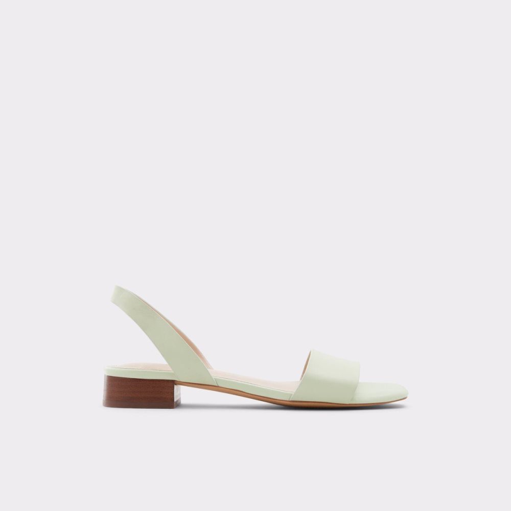 Dámské Sandály Aldo Doredda Sling back flat sandal - Block heel Světle Zelene | 94372ALBV