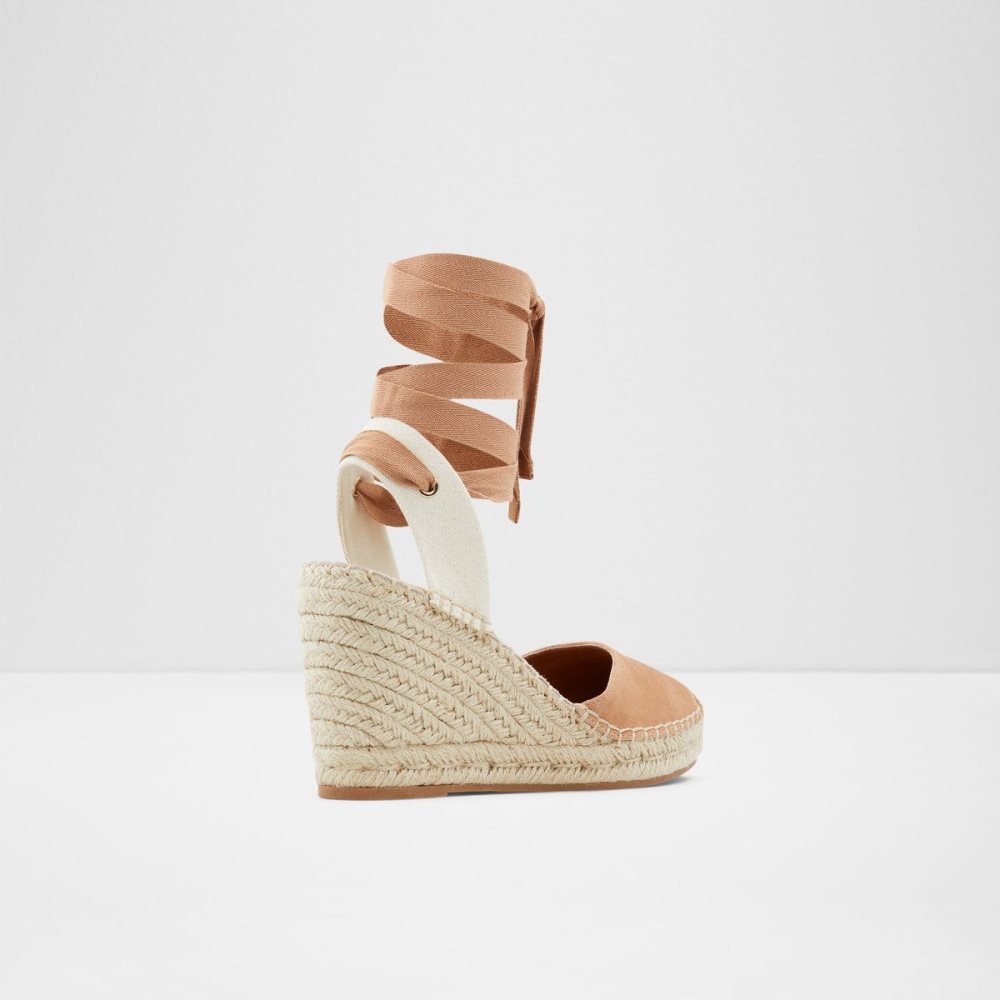 Dámské Sandály Aldo Efemina Wedge sandal - Wedge heel Hnědé | 08379EJZF