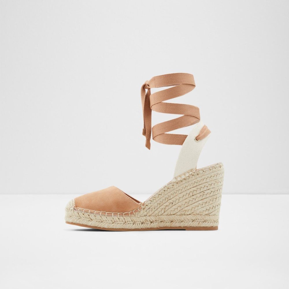 Dámské Sandály Aldo Efemina Wedge sandal - Wedge heel Hnědé | 08379EJZF