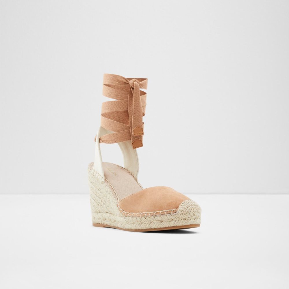 Dámské Sandály Aldo Efemina Wedge sandal - Wedge heel Hnědé | 08379EJZF