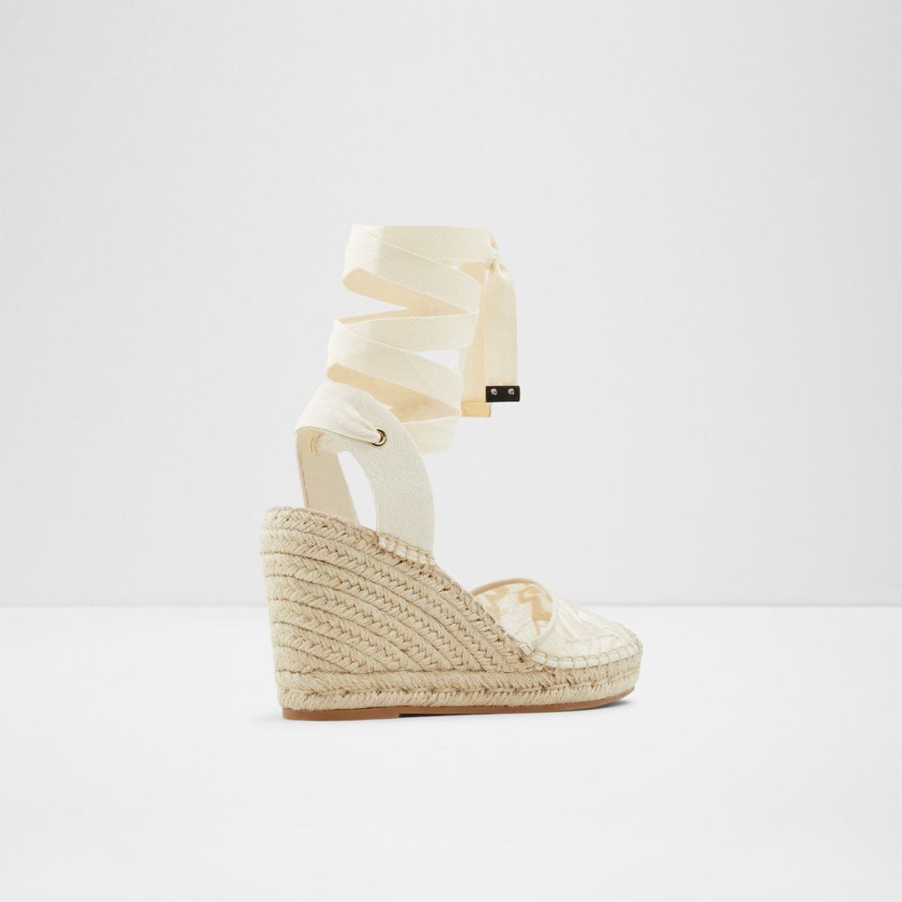 Dámské Sandály Aldo Efemina Wedge sandal - Wedge heel Bílé | 85641CAJS