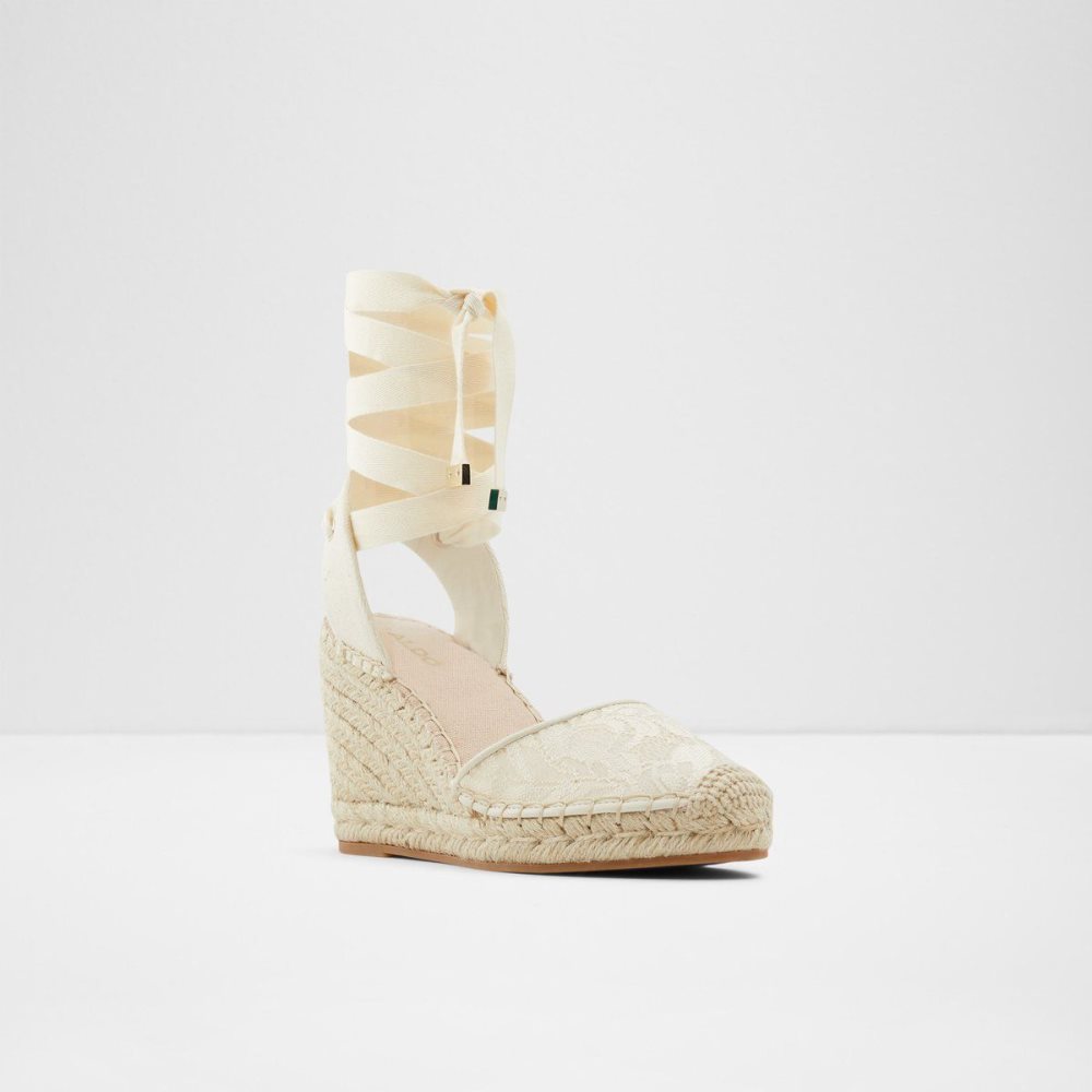 Dámské Sandály Aldo Efemina Wedge sandal - Wedge heel Bílé | 85641CAJS