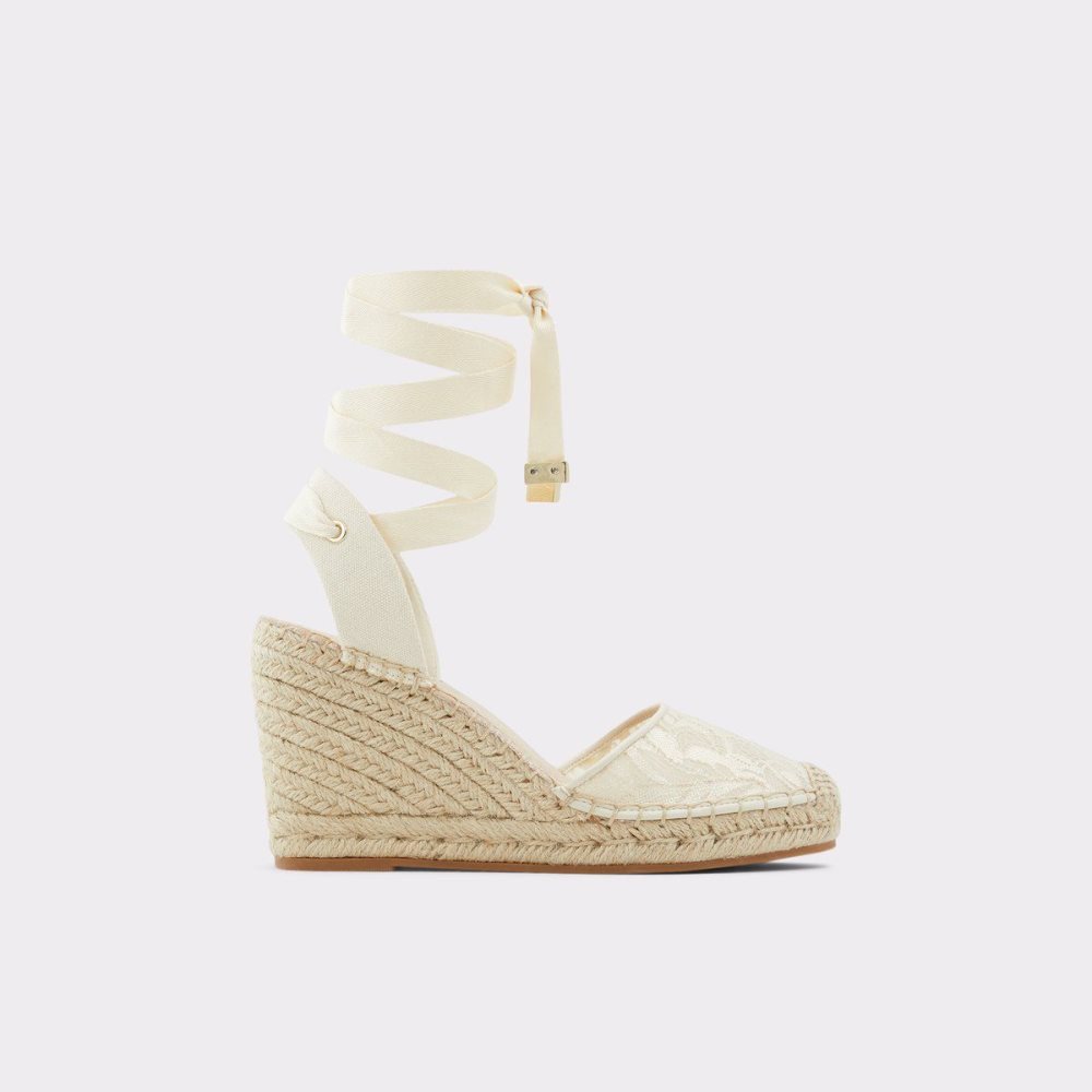 Dámské Sandály Aldo Efemina Wedge sandal - Wedge heel Bílé | 85641CAJS