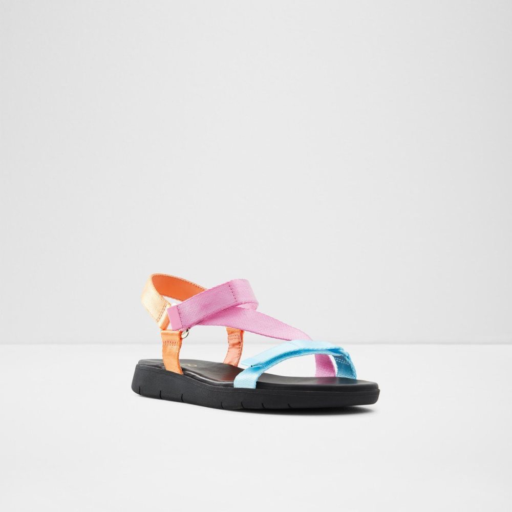 Dámské Sandály Aldo Eoweniel Strappy flat sandal Světle | 40396BNJX