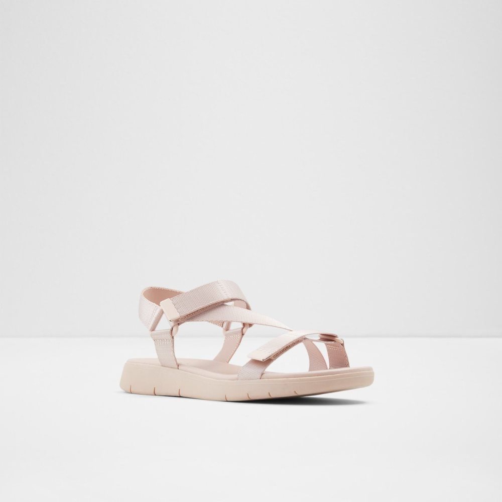 Dámské Sandály Aldo Eoweniel Strappy flat sandal Světle Růžové | 64123SIBW