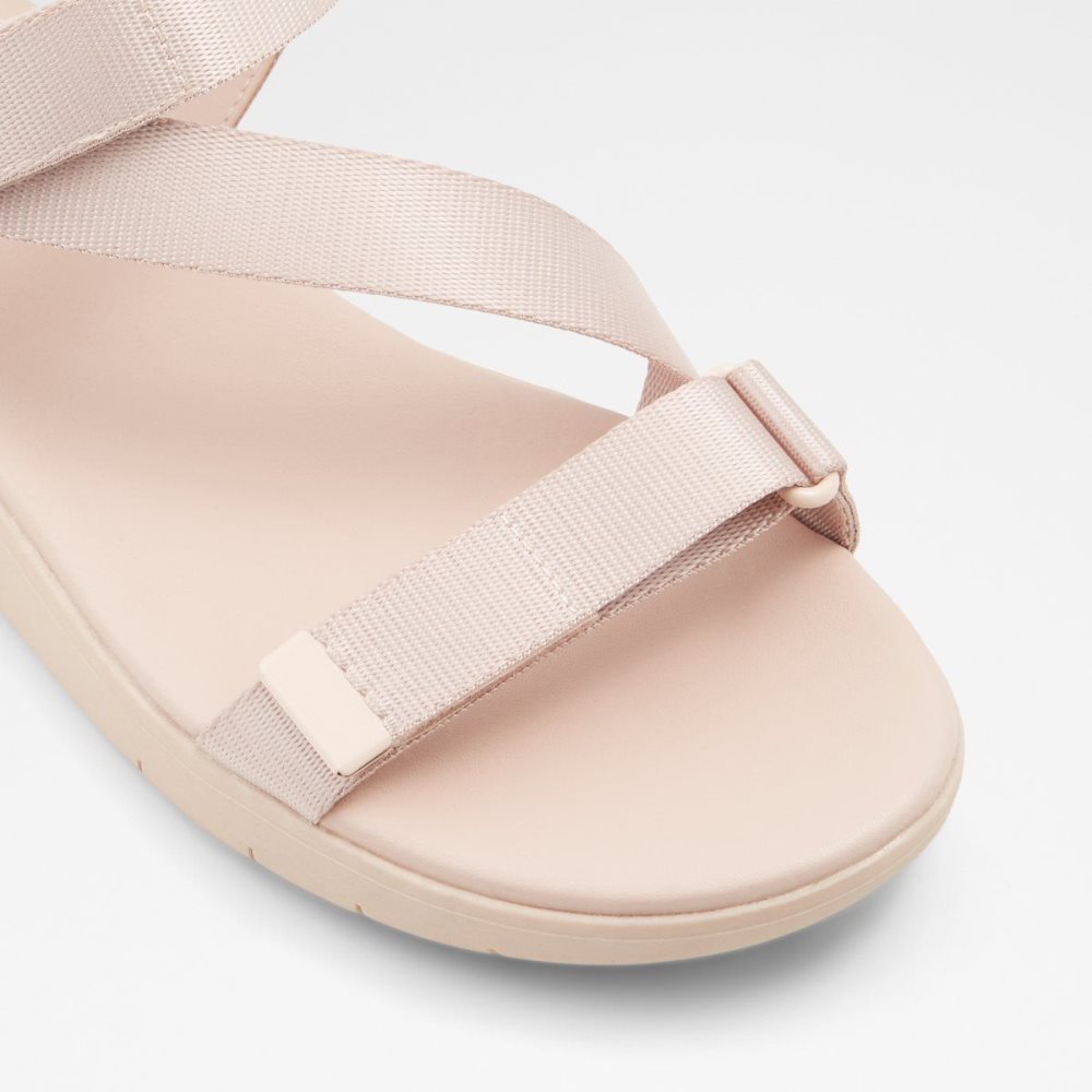 Dámské Sandály Aldo Eoweniel Strappy flat sandal Světle Růžové | 64123SIBW