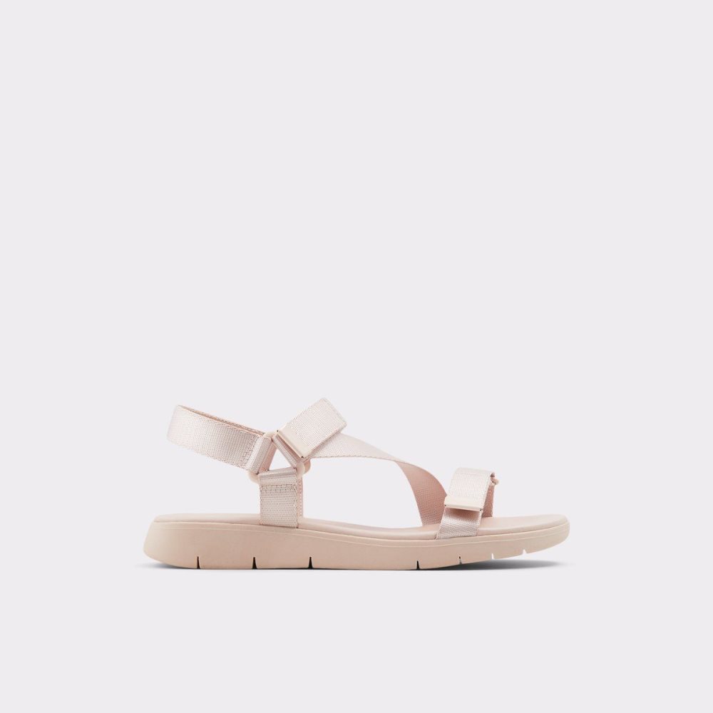 Dámské Sandály Aldo Eoweniel Strappy flat sandal Světle Růžové | 64123SIBW