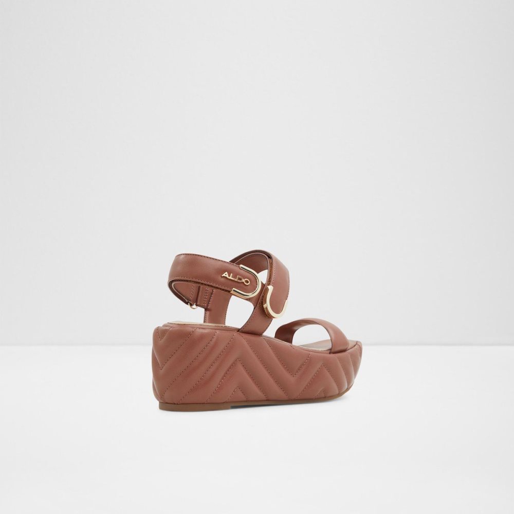 Dámské Sandály Aldo Eroellan Wedge sandal - Platform Červené | 04863OQRA