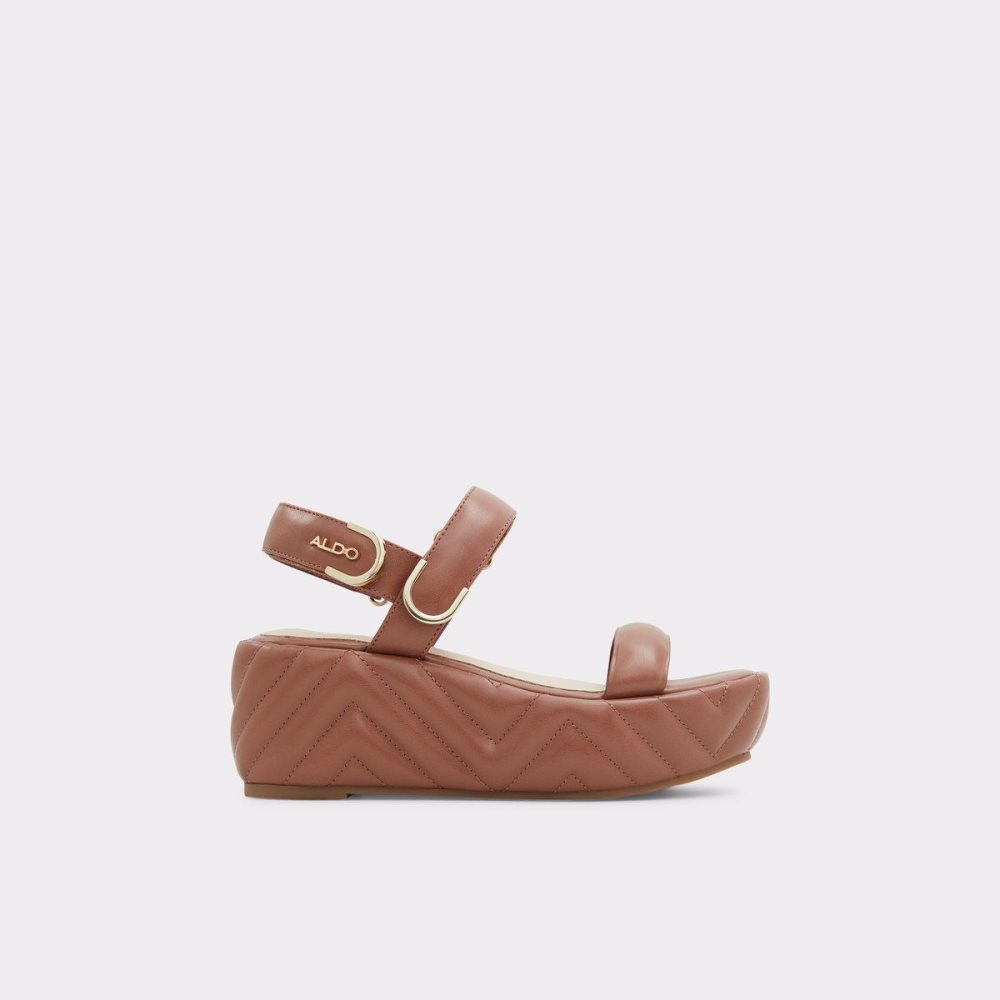 Dámské Sandály Aldo Eroellan Wedge sandal - Platform Červené | 04863OQRA