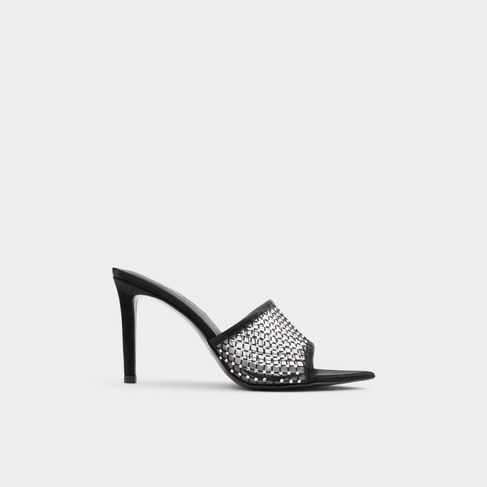 Dámské Sandály Aldo Fluri High heel sandal - Stiletto heel Černé | 39457DNRT