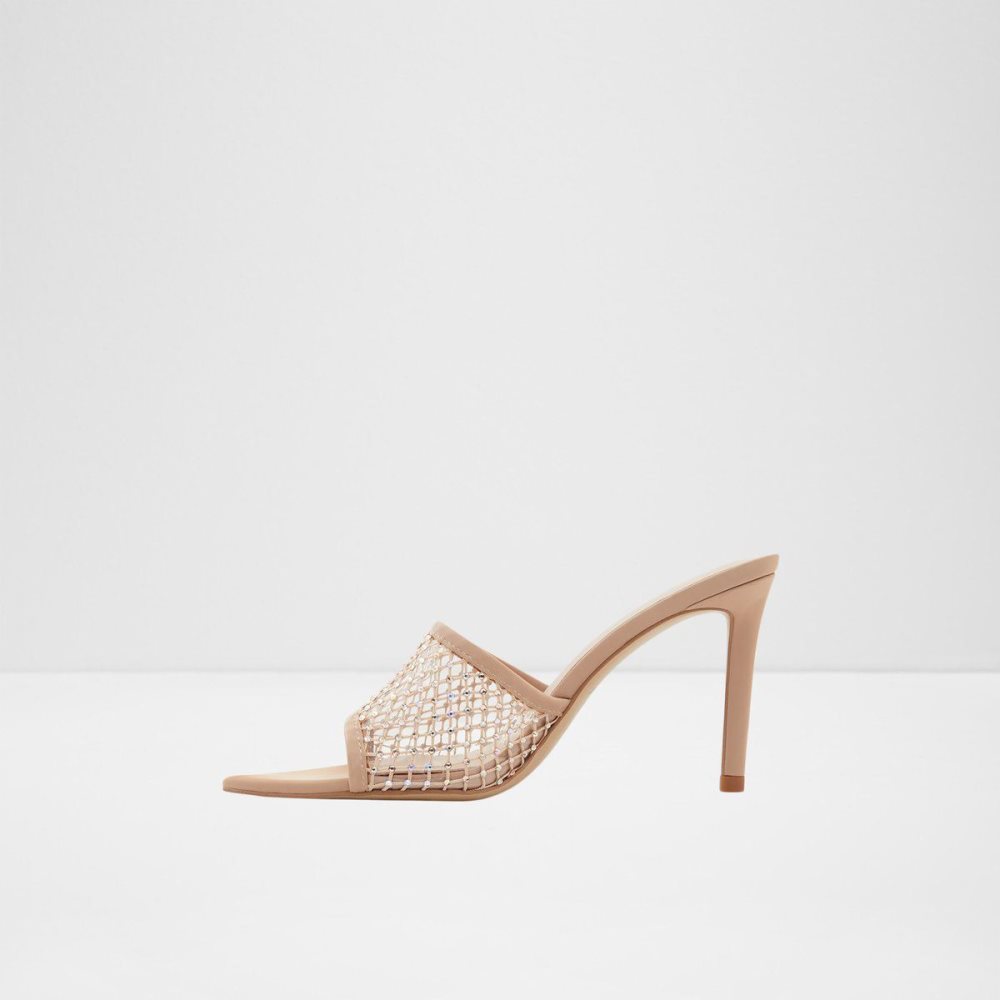 Dámské Sandály Aldo Fluri High heel sandal - Stiletto heel Béžový | 58927BHFY