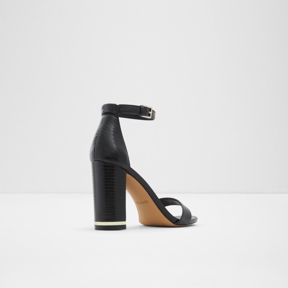 Dámské Sandály Aldo Frilajan High heel sandal - Block heel Černé | 87194OPIB